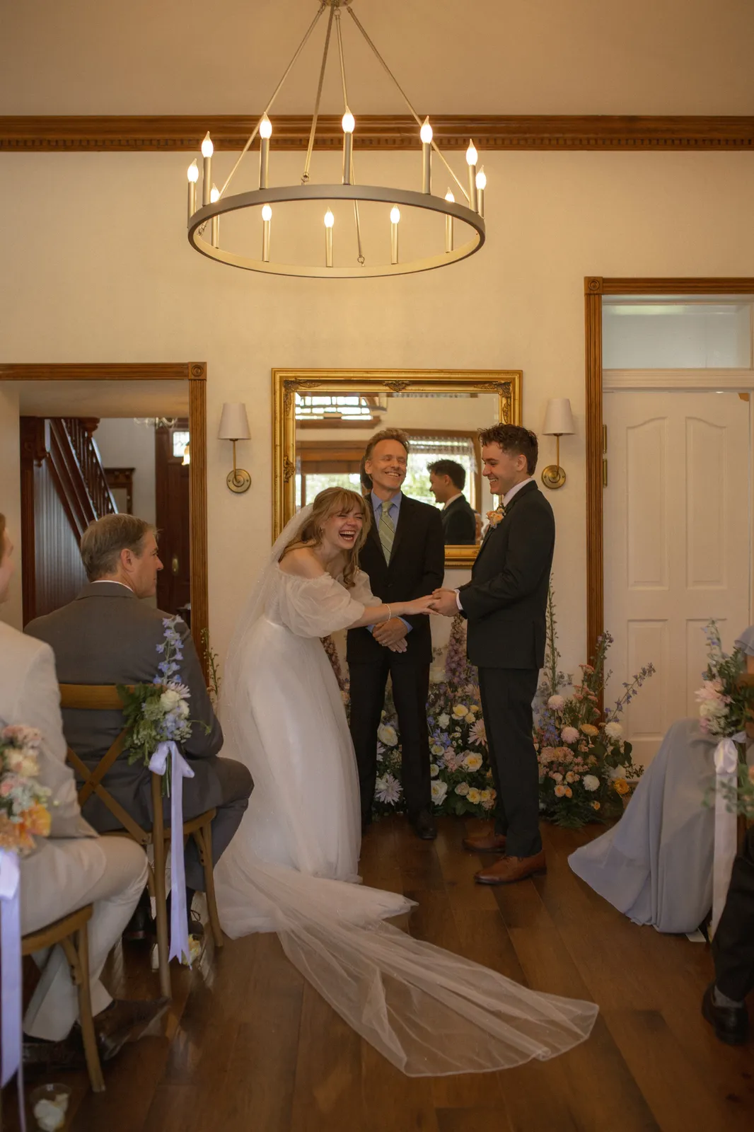 Shadrac and Darian on their wedding day, April 2025