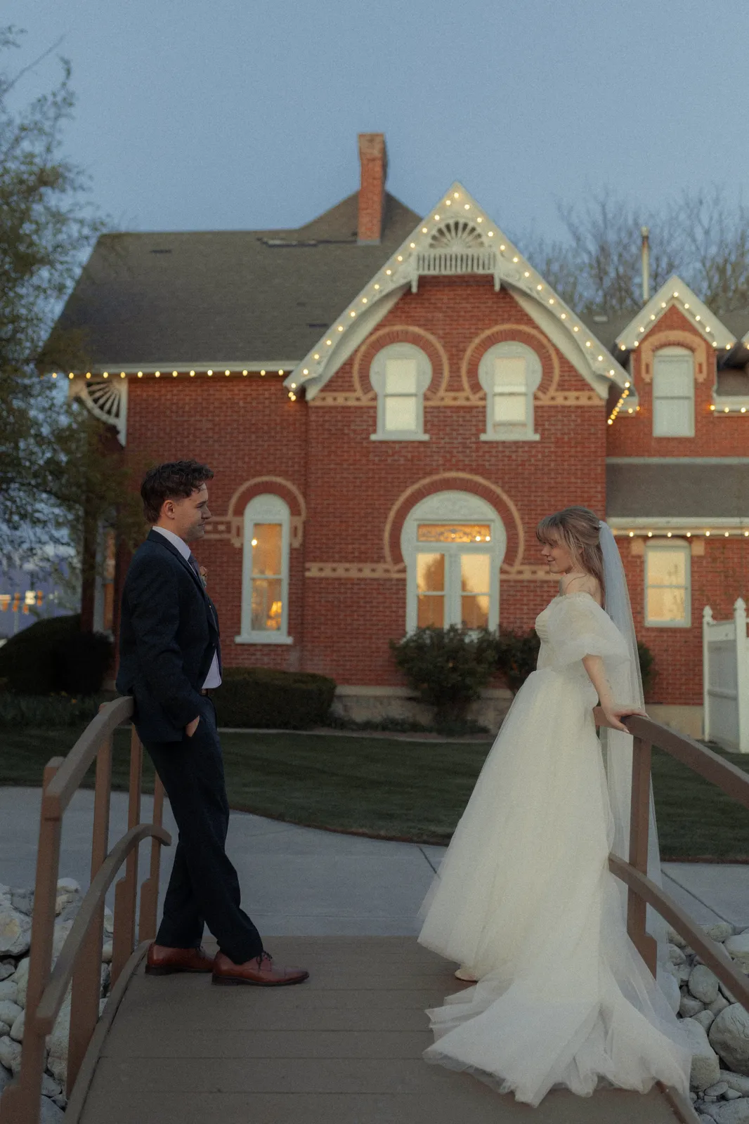 Shadrac and Darian on their wedding day, April 2025