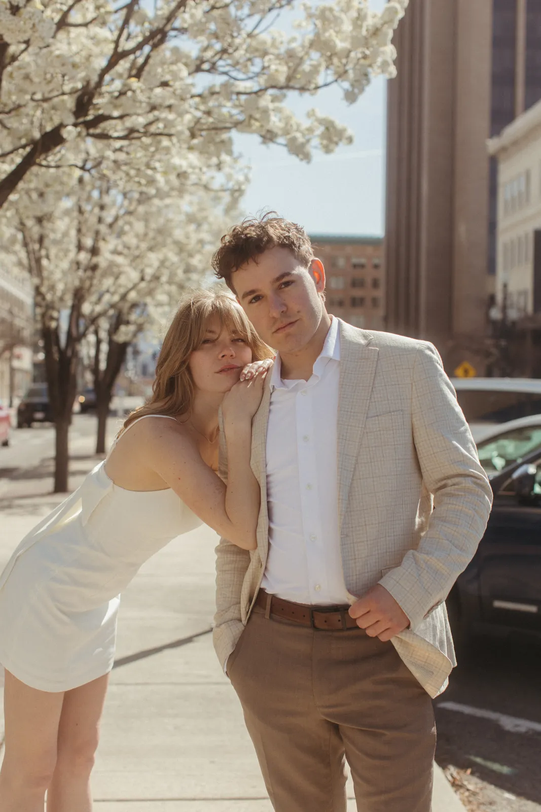 Shadrac and Darian on their wedding day, April 2025