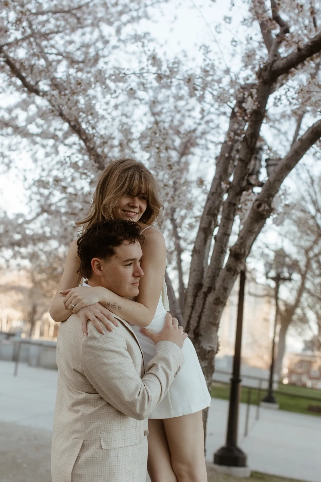 Shadrac and Darian on their wedding day, April 2025